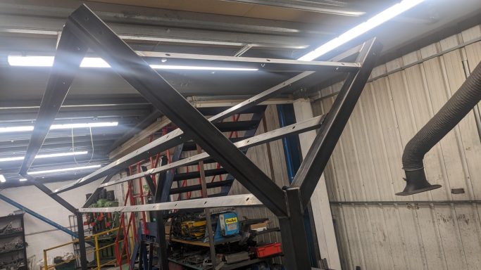 Mild steel Y-frames