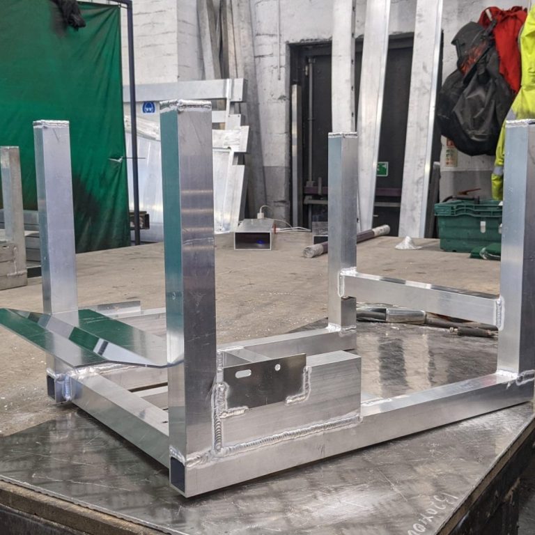 Welding and fabricating aluminium tables and benches